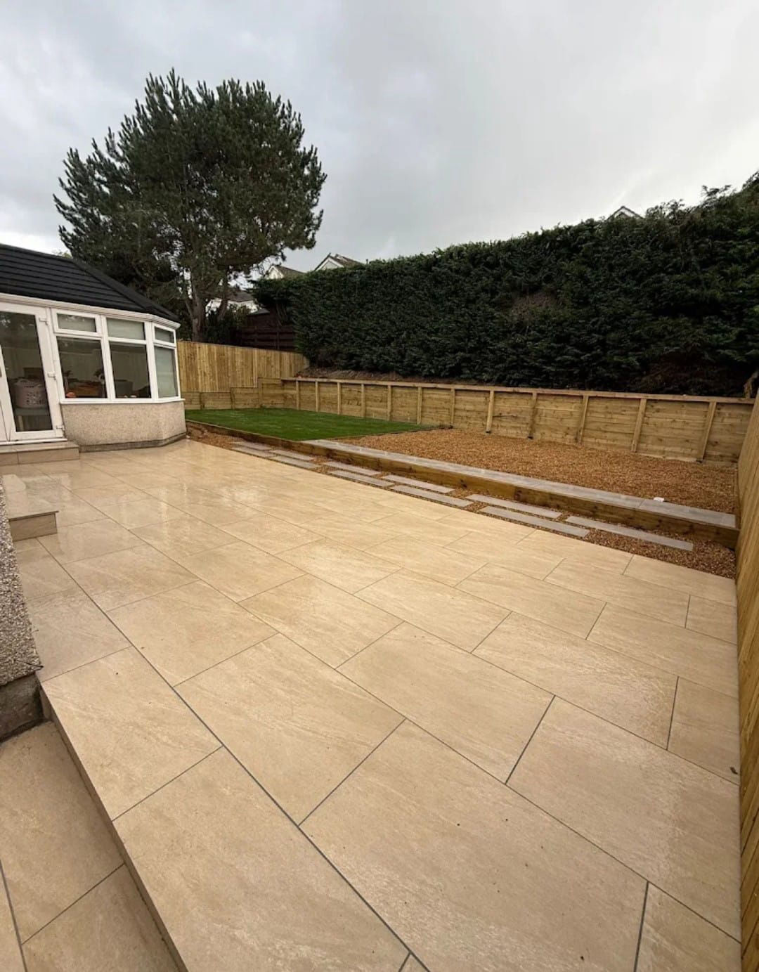Completed Patio and Hardscaping Project